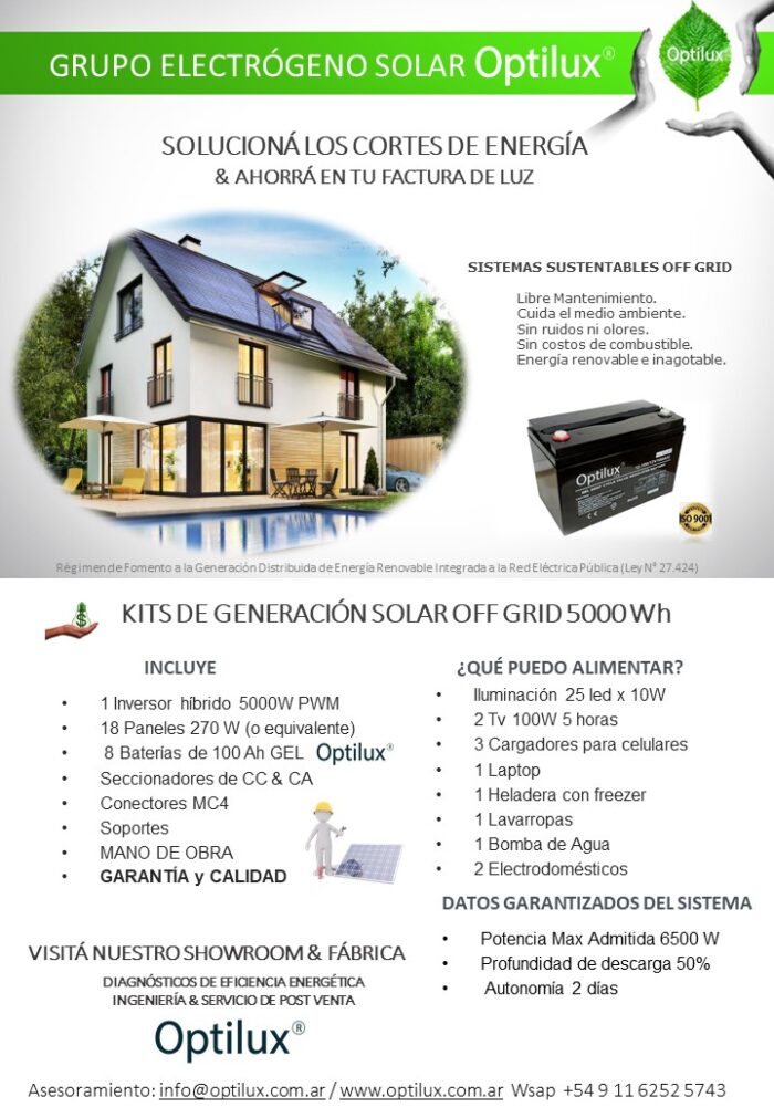 Kit Solar Domiciliario 5K - Imagen 2